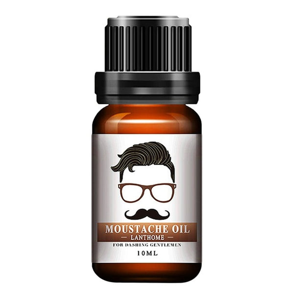 1pc Men Natural Organic Styling Moustache Oil Moisturizing Smoothing Dashing Gentlemen Beard Oil Face Hair Care Top Quality