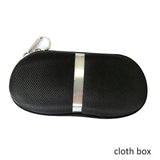 Protable Sunglasses Protector Travel Pack Pouch Glasses Case 1Pcs Black Zipper Box Hard Eyewear Accessories