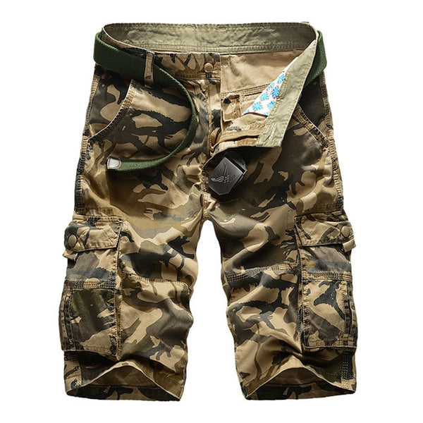 2020 New Cargo Shorts Men Camouflage Army Military Casual Shorts Summer Hot Sale Hip Hop Cotton Quality Work Shorts Homme 29-44