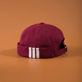 Men's Summer Cotton Brimless Skullies Cap Vintage Urban Unique Street Portable Docker Hats Multipurpose Miki Beanie Hat