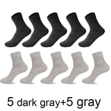 Brand Pairs /Lot Cotton Socks For Men Black Business Breathable Deodorant Crew Male Sock Meias Gift Plus size42-45 New 2020 Hot