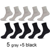 Brand Pairs /Lot Cotton Socks For Men Black Business Breathable Deodorant Crew Male Sock Meias Gift Plus size42-45 New 2020 Hot