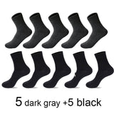 Brand Pairs /Lot Cotton Socks For Men Black Business Breathable Deodorant Crew Male Sock Meias Gift Plus size42-45 New 2020 Hot