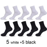 Brand Pairs /Lot Cotton Socks For Men Black Business Breathable Deodorant Crew Male Sock Meias Gift Plus size42-45 New 2020 Hot