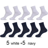 Brand Pairs /Lot Cotton Socks For Men Black Business Breathable Deodorant Crew Male Sock Meias Gift Plus size42-45 New 2020 Hot