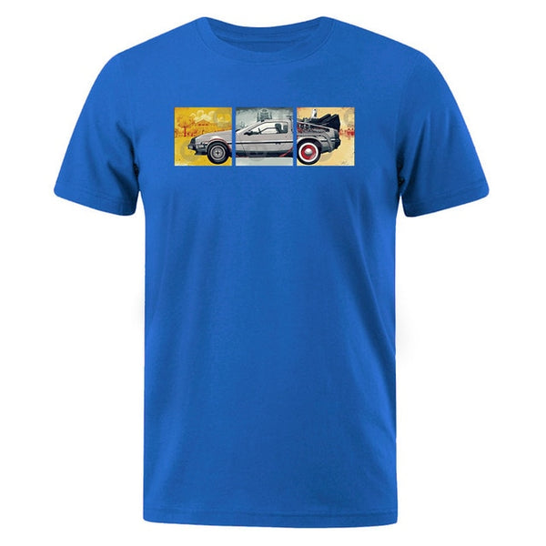 Summer Cotton T-shirt Men/women Classic Movie Series Back to the Future Men's T-shirt Casual Tops Tees Short Sleeve Tshirt
