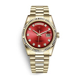 2019 new fashion watches men diamonds 40mm Japanese 21 Jeweles MIYOTA Movement stainless steel gold men's watch 3Bar wristwatch
