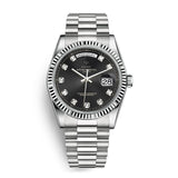 2019 new fashion watches men diamonds 40mm Japanese 21 Jeweles MIYOTA Movement stainless steel gold men's watch 3Bar wristwatch