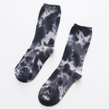 2019 Cotton Skate Socks Men Women Sock Knee-high Funny Cycling Running Hiking Tie Dye Sox  Harajuku Hip Hop Happy Socks