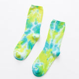 2019 Cotton Skate Socks Men Women Sock Knee-high Funny Cycling Running Hiking Tie Dye Sox  Harajuku Hip Hop Happy Socks