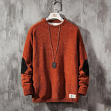 2019 New Sweater Men Long Sleeves Autumn Winter Pullover Knitted O-Neck Plus Asian Size 5XL