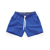 Summer Men's Shorts Casual Mid Waist Beach Shorts Solid Straight Drawstring Shorts Four Colors S-2XL