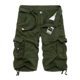 Mens Military Cargo Shorts 2020 Brand New Army Camouflage Shorts Men Cotton Loose Work Casual Short Pants Plus Size No Belt