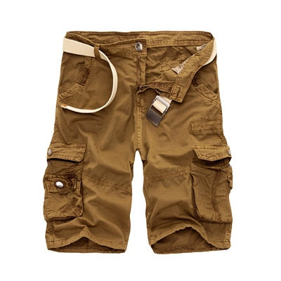 Mens Military Cargo Shorts 2020 Brand New Army Camouflage Shorts Men Cotton Loose Work Casual Short Pants Plus Size No Belt