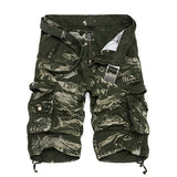 Mens Military Cargo Shorts 2020 Brand New Army Camouflage Shorts Men Cotton Loose Work Casual Short Pants Plus Size No Belt