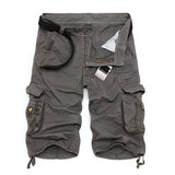 Mens Military Cargo Shorts 2020 Brand New Army Camouflage Shorts Men Cotton Loose Work Casual Short Pants Plus Size No Belt