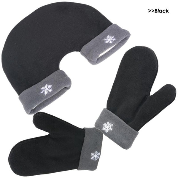 1 Set Romantic Sweethearts Lovers Gloves Women Men Winter Thickening Warm Polar Fleece Mittens For Lovers Couple Gift AGL012