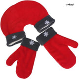 1 Set Romantic Sweethearts Lovers Gloves Women Men Winter Thickening Warm Polar Fleece Mittens For Lovers Couple Gift AGL012