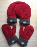 1 Set Romantic Sweethearts Lovers Gloves Women Men Winter Thickening Warm Polar Fleece Mittens For Lovers Couple Gift AGL012