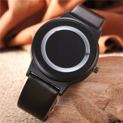 Hot Sale Fashion Creative Men's Watch Men Minimalist Watch Men Watch Leather Band Male Clock reloj hombre relogio masculino