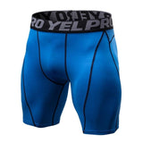 Sport Shorts Mens Compression Shorts Summer Letter Print Shorts Bodybuilding Men Shorts Fitness Tights Elasitc Waist Shorts