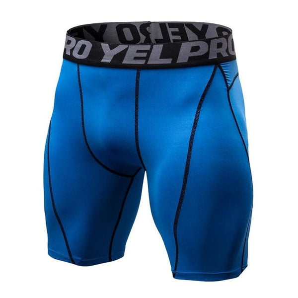 Sport Shorts Mens Compression Shorts Summer Letter Print Shorts Bodybuilding Men Shorts Fitness Tights Elasitc Waist Shorts
