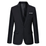 Blazers de negócios blazers de um botão de blazer de negócios masculino novo tamanho grande blazers