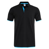 Camisa Polo Mens Marcas de Roupas de Verão 2019 Algodão Camisas Pólo de Manga Curta Homens Tamanho Grande Camisa Polos Camisa