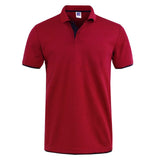 Camisa Polo Mens Marcas de Roupas de Verão 2019 Algodão Camisas Pólo de Manga Curta Homens Tamanho Grande Camisa Polos Camisa