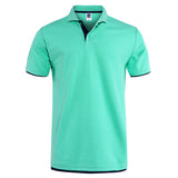 Camisa Polo Mens Marcas de Roupas de Verão 2019 Algodão Camisas Pólo de Manga Curta Homens Tamanho Grande Camisa Polos Camisa