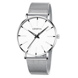 Men Luxury Watches Quartz Wrist watch Man Sport Analog Wristwatch Stainless Steel Casual Bracele Watch Simple Top Brand Clock