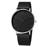 2019 simplicidad reloj moderno de cuarzo pulsera de malla de acero inoxidable para mujer pulsera Casual de alta calidad para mujer Montre Femme Q30
