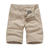 2020 Brand New Mens Cargo Shorts High Quality Black Military Short Pants Men Cotton Solid Casual Beach Shorts Men Summer Bottom