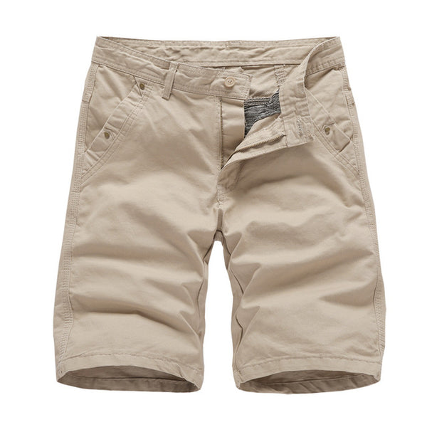 2020 Brand New Mens Cargo Shorts High Quality Black Military Short Pants Men Cotton Solid Casual Beach Shorts Men Summer Bottom