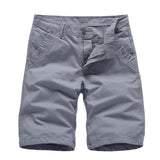 2020 Brand New Mens Cargo Shorts High Quality Black Military Short Pants Men Cotton Solid Casual Beach Shorts Men Summer Bottom
