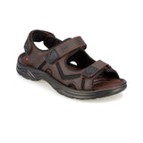 FLO Classic Men's Sandals Summer Soft Sandals Comfortable Men Shoes Outdoor Men Roman Male Sandals KINETIX DARKEN Black