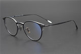 2019 Pure Titanium Round Eyeglasses Frame Optical Frames Unisex Glasses Retro Eyeglasses Prescription Men Women myopia frames