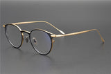 2019 Pure Titanium Round Eyeglasses Frame Optical Frames Unisex Glasses Retro Eyeglasses Prescription Men Women myopia frames