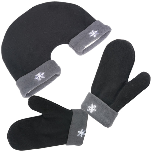 1 Set Romantic Sweethearts Lovers Gloves Women Men Winter Thickening Warm Polar Fleece Mittens For Lovers Couple Gift AGL012